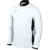 Image de Nike Academy Dri-Fit HJ3783-100 Haut de Maillot de Football pour Homme, Blanc/Noir, Taille S