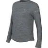 Image de Nike Swift Dri-Fit UV HQ0503-084 Haut de Course à Manches Longues avec col Rond pour Femme, Gris fumé/Argent réfléchissant, Taille XL