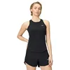 Image de Nike Tempo Dri-Fit HV3809-010 Débardeur de Course pour Femme, Noir/argenté réfléchissant Taille XL