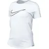 Image de Nike One Swoosh Dri-Fit HJ2204-100 Haut de Course à Manches Courtes pour Femme, Blanc, Taille XS