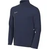 Image de Nike Academy25 Dri-Fit Drill HJ3721-410 Haut pour Enfants Plus âgés Bleu Marine/Bleu Marine/Blanc Taille XL