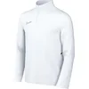 Image de Nike Academy25 Dri-Fit HJ3721-100 Haut Dri-Fit pour Enfants Plus âgés Blanc/Noir Taille M