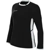 Image de NIKE Academy 25 HM0744-010 Dri-Fit HM0744-010 Ballon de Football à Manches Longues et col Rond pour Femme Noir/Blanc/Blanc Taille L