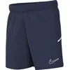 Image de Nike Academy25 Dri-Fit HJ3718-410 Short Dri-Fit pour Enfants Plus âgés, Bleu Marine/Blanc (Midnight Navy/White) Taille XS