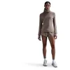 Image de Nike Therma-Fit Swift FB5306-214 Haut de Course à col roulé pour Femme Marron Menthe/argenté réfléchissant Taille L