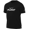 Image de Nike M NK DF UV Miler Flash SS Black/Reflective Silv, Noir/argenté/éléments réfléchissants, M