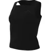 Image de Nike Trail Dri-Fit HJ2312-010 Débardeur de Course pour Femme, Noir/Noir, Taille M