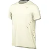 Image de Nike X Jakob Dri-Fit HJ3534-133 Sail Haut de Course à Manches Courtes pour Homme Taille XL
