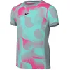 Image de Nike Academy+ Dri-Fit HJ3723-646 Haut à Manches Courtes pour Enfants Plus âgés, Hyper Rose/océan Cube/Turquoise Dynamique/Noir, Taille XL