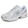 Image de New Balance Chaussures de tennis légères MC996 pour homme, Blanc argenté, 5.5 Women/4 Men