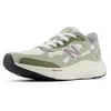 Image de New Balance Chaussures de Course Fresh Foam Arishi V4 pour Femme, Sel de mer/Olivine/Olive foncée, 6.5