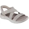 Image de Skechers Sandales Go Walk Flex Glimmer Up pour Femme, Taupe, 41 EU