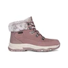 Image de Skechers pour femme. 167882 Trego Snow Worries Leather Booties rose (36), Cuir, Plat, Lacets, Casuel, Outdoor, De plein air