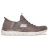Image de Skechers pour femme. 150254 Slip-ins Summits Unknown Trail shoes brown (38), Marron, Tissu, Plat, Lacets, Casuel