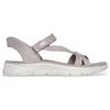 Image de Skechers pour femme. 141481 Sandales Go Walk Flex taupe (37), Plat, Velcro, Casuel, Sport, Beachwear, Multisport