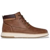 Image de Skechers pour homme. 205235 Bottines Waterproof Relaxed Fit : Garlan - Deno marron (46), Plat, Lacets, Casuel