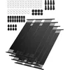 Image de VEVOR Système Chauffage Solaire de Piscine, 1235x3100 mm, Chauffe-Piscine Solaire Universel PEHD, Lot de 4, Résistant aux Intempéries, avec Accessoires, pour Chauffer Eau Piscine Hors Sol et Creusée
