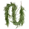 Image de VEVOR Guirlande de Noël, 1,8 m, Guirlande de Pin Norfolk Artificiel, Décoration de Noël Verte, pour Intérieur, Extérieur, sur Table, Manteau de Cheminées, Cheminées, à Suspendre, à Poser, Couronnes