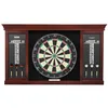 Image de VEVOR Kit Cible de Fléchettes et Armoire Taille Officielle, Armoire à Fléchettes Prêt à Jouer, Jeu de Fléchettes à Pointe en Acier, Assemblage Facile, Accessoires Complets, pour Jeux de Cricket