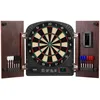 Image de VEVOR Kit Cible de Fléchettes et Armoire Prêt à Jouer, Armoire à Fléchettes avec Tableau de Score Électrique, Jeu de Fléchettes Assemblage Facile, avec Tous Les Accessoires, pour Jeux de Cricket