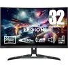 Image de Lenovo Legion R32qc-30 - Écran Gaming de 31.5" Incurvé avec Eyesafe (QHD, VA, 180Hz, 0.5ms, HDMI+DP, Cable DP, AMD FreeSync, Haut-parleurs) Réglage en Inclinaison - Noir