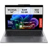 Image de Lenovo ThinkPad X9-14 Gen 1 Copilot+ PC Intel Core Ultra 7 258V Computer portatile 35,6 cm [14] WUXGA 32 GB LPDDR5x-SDRAM 1 TB SSD Wi-Fi 7 [802.11be] Windows 11 Pro Italiano Grigio (ThinkPad X9-14 G1