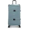 Image de Kipling Chariot en tissu avec 4 roues, double compartiment intérieur doublé. Bras de remorquage télescopique réglable. 78 x 41 x 28 cm, 3nl Relax Grey, L