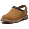 Image de Timberland Premium Clog, Sabot Femme en Nubuck, Nubuck de blé jaune, 39 EU