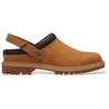 Image de Timberland pour femme. TB0A2PSB7541 Sabots en Cuir Premium marron (40 W), Plat, Velcro, Casuel