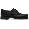 Image de Timberland pour homme. TB0A2PDQANI1 Nautics à 3 ?illets cousus à la main Authentic noir (43 W), Cuir, Plat, Lacets, Casuel