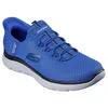 Image de Skechers Summits High Range Slip-on Baskets à Enfiler Bleu BLBK, Bleu Blue Black., 43 EU