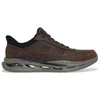 Image de Skechers pour homme. 210981 Leather Sneakers Arch Fit Orvan Moxley brown (40), Cuir, Marron, Plat, Lacets, Casuel
