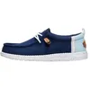Image de HEYDUDE - Wally Craft - Mocassins à enfiler en lin pour homme, chaussures légères et confortables, baskets de marche décontractées prêtes pour le voyage, 45 EU
