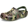 Image de Crocs Classic Camouflage Clog, Unisex, 38-39 EU, Army Green/Multi