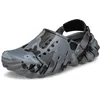 Image de Crocs Sabots Echo unisexes pour adulte, noir charbon, 43/44 EU
