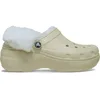 Image de Crocs Classic Platform Fuzz Lined Clog 37-38 EU Bone