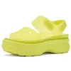 Image de Crocs Sandales Soho Y Strap pour femme, Agrumes givrés, 6