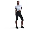 Image de Nike DF One HR Capri WT Legging pour Femme, Noir et Blanc, Taille XS