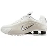 Image de NIKE Femme Shox R4 Sneaker, Summit White/Black/Lt Orewood, 39 EU
