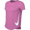 Image de Nike Tempo Swoosh Run Dri-fit Kurzarm-laufoberteil Für Damen T-Shirt de Course à Pied à Manches Courtes pour Femme