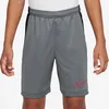 Image de Nike Academy Dri-Fit HJ3718-066 Short de Football pour Enfants Plus âgés, Gris Froid/Noir/Crimson Brillant, Taille L