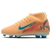 Image de Nike Jr Superfly 10 Club Km FG/MG Chaussures de Football Melon Tint/Neo Turq/Igloo Taille 35,5 EU, Melon Tint Neo Turq Igloo, 35.5 EU
