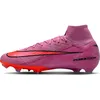 Image de Nike Mercurial Superfly 10 Elite Chaussures de Football Montantes pour Homme, Magic Flamingo Black Total Crimson, 42 EU