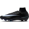 Image de Nike Homme Mercurial Superfly 10 Elite High-Top-fußballschuh für Normalen Rasen Chaussure de Football, Black Ice Blue, 46 EU