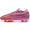 Image de Nike Jr. Mercurial Vapor 16 Pro Low-Top-fußballschuh für Normalen Rasenfür Jüngere/Ältere Kinder Chaussure de Football, Magic Flamingo Black Total Crimson, 37.5 EU