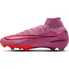 Image de Nike Homme Mercurial Superfly 10 Elite High-Top-fußballschuh Für Normalen Rasen Chaussure de Football, Magic Flamingo Black Total Crimson, 42.5 EU