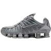 Image de Nike Shox TL Chaussures Homme (Wolf Grey/Iron Grey), Gris loup/gris fer, 6.5