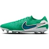 Image de Nike Homme Tiempo Legend 10 Elite Low-Top-fußballschuh Für Normalen Rasen Chaussure de Football, Stadium Green Dark Obsidian, 44 EU