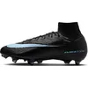 Image de Nike Mercurial Superfly 10 Elite SG-Pro Chaussures de Football Montantes pour Homme, Black Ice Blue, 42 EU