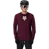 Image de Fox Racing Ranger Maillot de VTT à Manches Longues pour Homme, Marron foncé, tête de Renard, Taille M